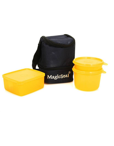 Polyset Magic SeaL - Luxur 4 Containers Lunch Box  (990 ml)