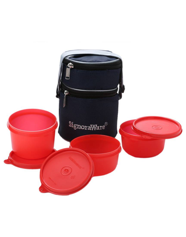Tupperware Best 4 Containers Lunch Box  (1000 ml)